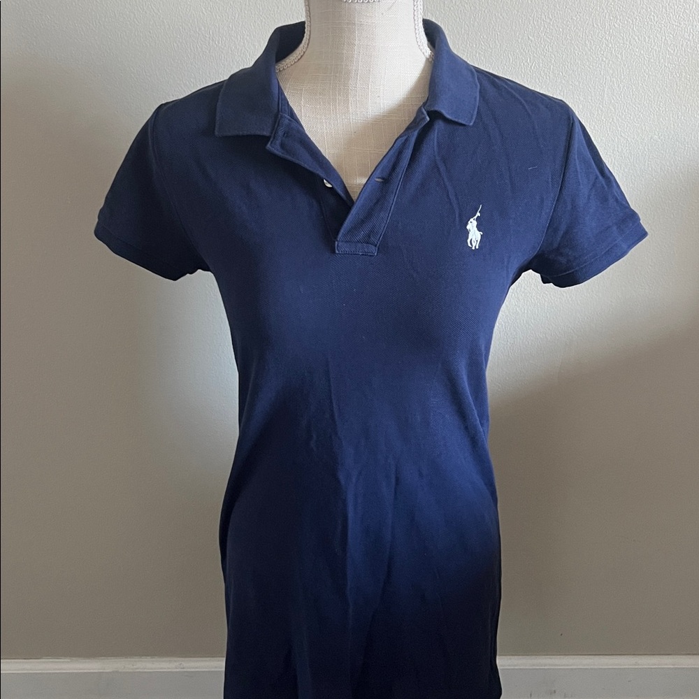 Ralph Lauren Navy Polo Dress— Mesh Mini